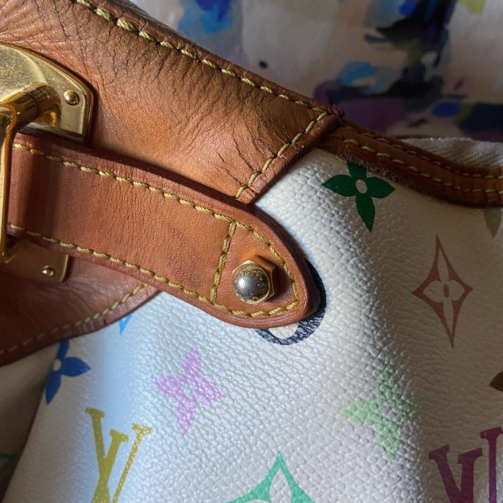 *SOLDOUT* Louis Vuitton Greta Multicolor White - Picture 12 of 12